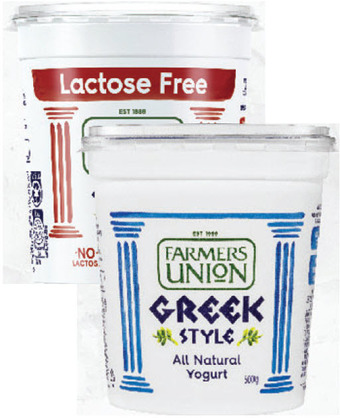 Drakes Farmers union greek style yogurt 500g offer