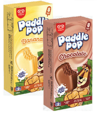 Streets paddle pops 8 pack 544ml