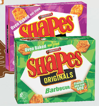 Drakes Arnott's shapes 140g - 190g offer