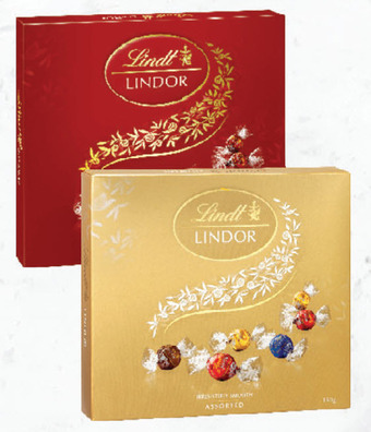 Drakes Lindt lindor gift box 147g - 154g offer