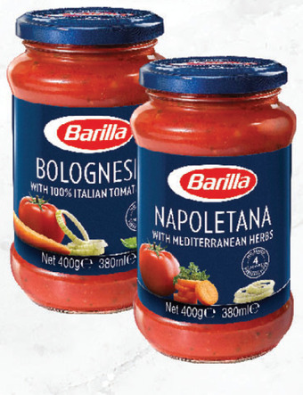 Drakes Barilla pasta sauce 400g offer