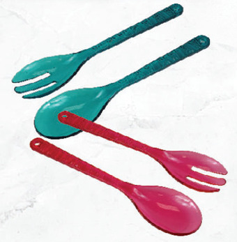 Drakes Plastic salad servers 2 piece offer