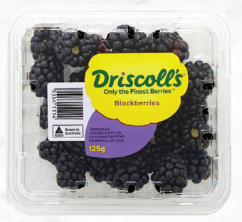 Drakes Australian driscoll's blackberries 125g offer