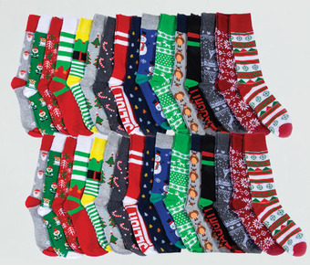 Drakes Assorted christmas novelty socks offer