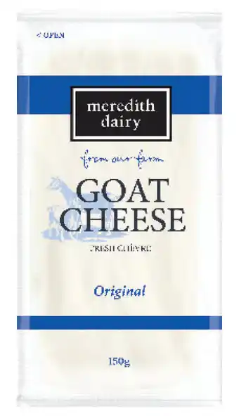 Drakes Meredith chevre plain portion cheese 150g offer