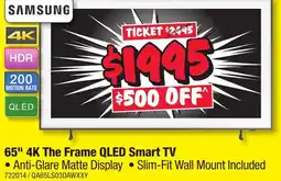 JB Hi-Fi 65" 4K The Frame QLED Smart TV offer