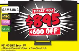 JB Hi-Fi 55" 4K QLED Smart TV offer