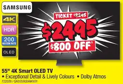 JB Hi-Fi 55" 4K Smart OLED TV offer