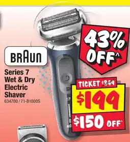 JB Hi-Fi Series 7 Wet & Dry Electric Shaver offer