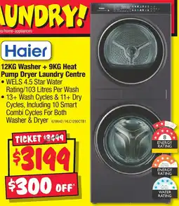 JB Hi-Fi Washer + 9KG Heat Pump Dryer Laundry Centre offer