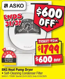 JB Hi-Fi Heat Pump Dryer offer