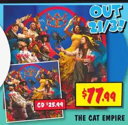 JB Hi-Fi THE CAT EMPIRE offer