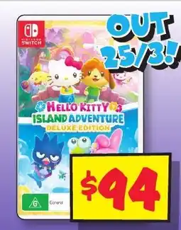 JB Hi-Fi HELLO KITTY ISLAND ADVENTURE offer