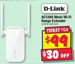 JB Hi-Fi AC1200 Mesh Wi-Fi Range Extender offer