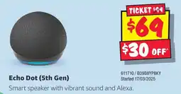 JB Hi-Fi Echo Dot (5th Gen) offer