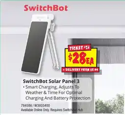 JB Hi-Fi SwitchBot Solar Panel 3 offer