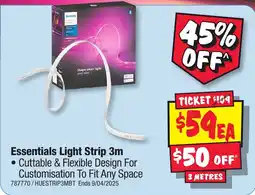 JB Hi-Fi Essentials Light Strip 3m offer