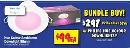 JB Hi-Fi Hue Colour Ambiance Downlight 90mm offer