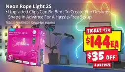 JB Hi-Fi Neon Rope Light 2S offer