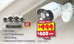 JB Hi-Fi Wired Security Camera Systems offer