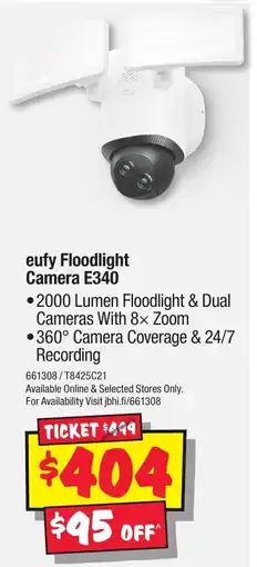 JB Hi-Fi eufy Floodlight Camera E340 offer