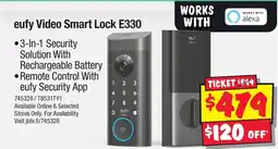 JB Hi-Fi eufy Video Smart Lock E330 offer