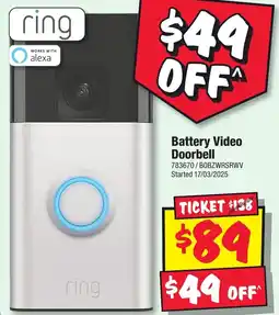 JB Hi-Fi Battery Video Doorbell offer