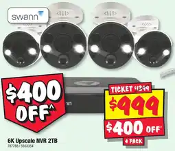 JB Hi-Fi 6K Upscale NVR 2TB offer