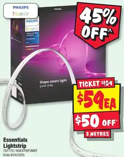 JB Hi-Fi Essentials Lightstrip offer