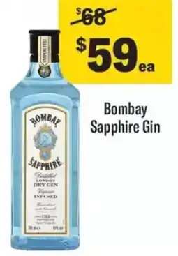 Liquorland Bombay Sapphire Gin offer