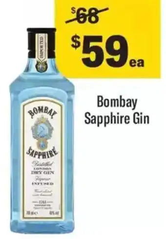 Liquorland Bombay Sapphire Gin offer