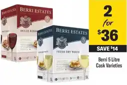 Liquorland Berri Cask Varieties offer