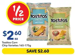 Ritchies Tostitos Corn Chip Varieties offer