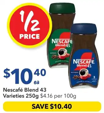 Ritchies Nescafé Blend 43 Varieties offer