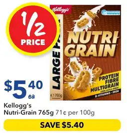 Ritchies Kellogg's Nutri-Grain offer