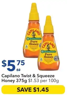 Ritchies Capilano Twist & Squeeze Honey offer