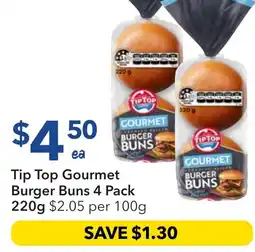 Ritchies Tip Top Gourmet Burger Buns offer