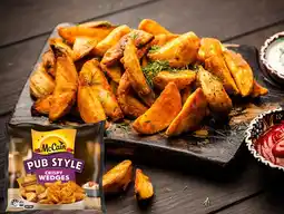 IGA McCain Pub Style Wedges or Fries 750g Selected Varieties offer