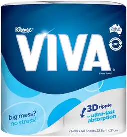 IGA Viva Paper Towels 2 Pack Selected Varieties offer