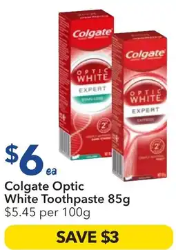 Ritchies Colgate White Toothpaste offer