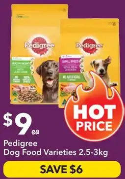 Ritchies Pedigree Dog Food Varieties offer