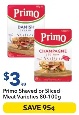 Ritchies Primo Shaved or Sliced Meat Varieties offer