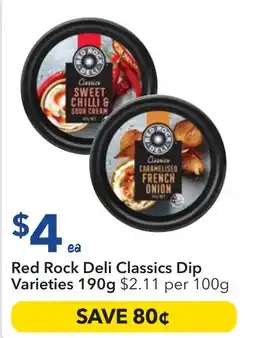 Ritchies Red Rock Deli Classics Dip Varieties offer