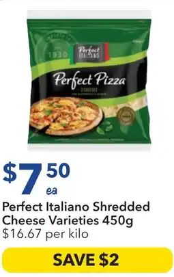 Ritchies Perfect Italiano Shredded Cheese Varieties offer