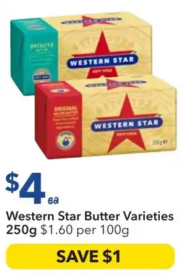 Ritchies Western Star Butter Varieties offer