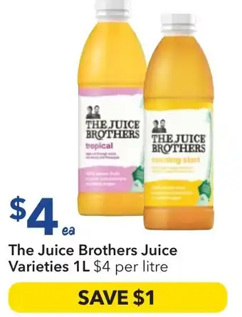 Ritchies The Juice Brothers Juice Varieties offer