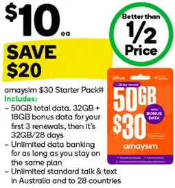 Woolworths Amaysim offer