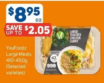 Foodland YouFoodz Lagre Meals 410-450g offer