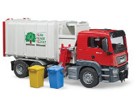 Mr Toys Bruder 1:16 Man TGS Side Loading Garbage Truck offer