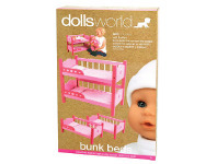Mr Toys Dollsworld Wooden Bunk Beds- Dolls Not Included offer